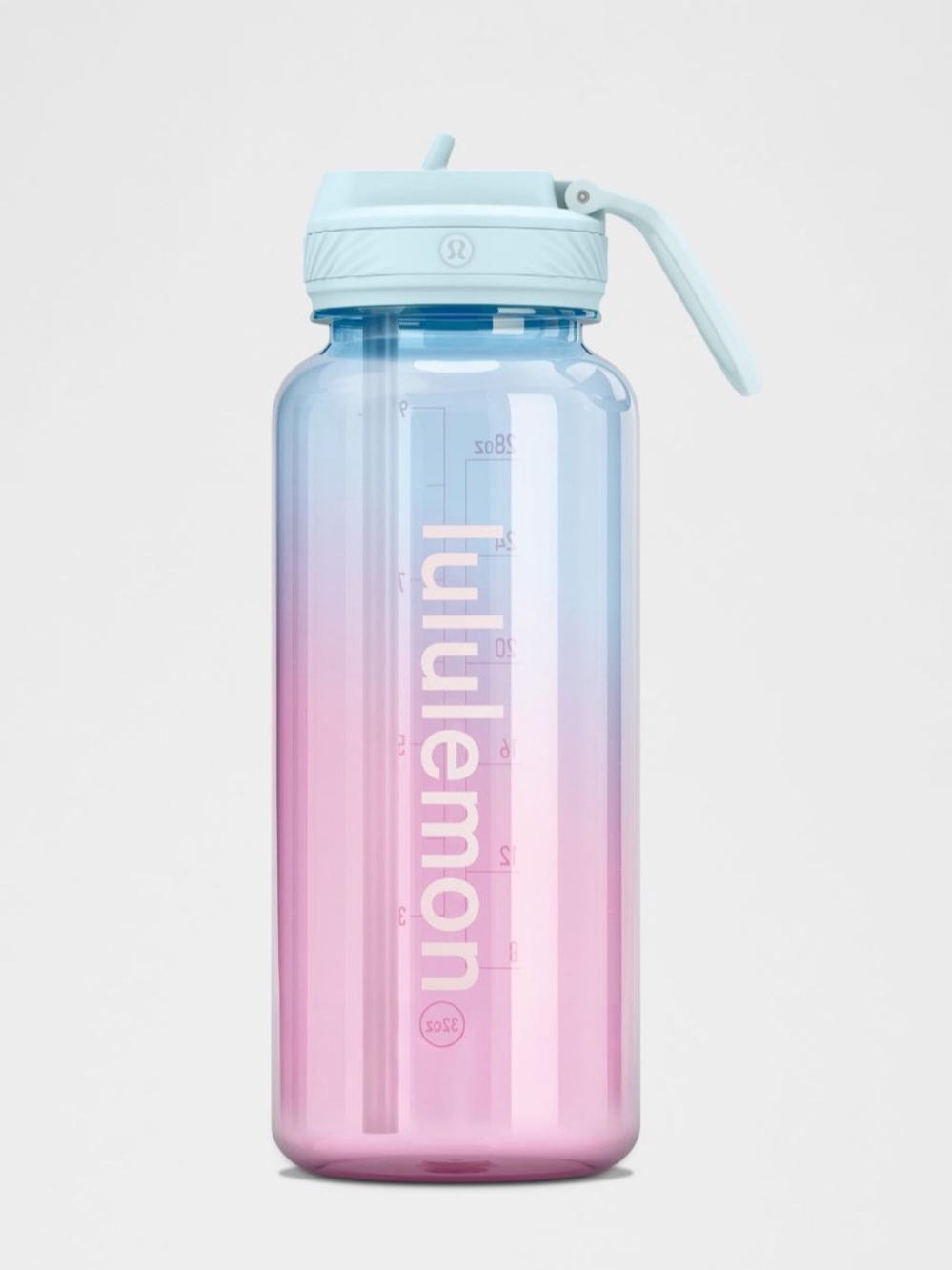 lululemon clear straw bottle 32oz